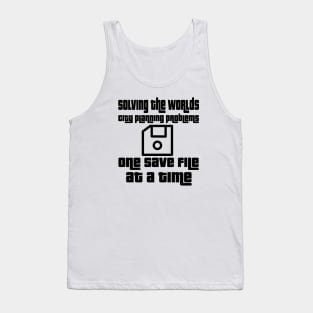 Solving the worlds city planning problems one save file at a time Tank Top